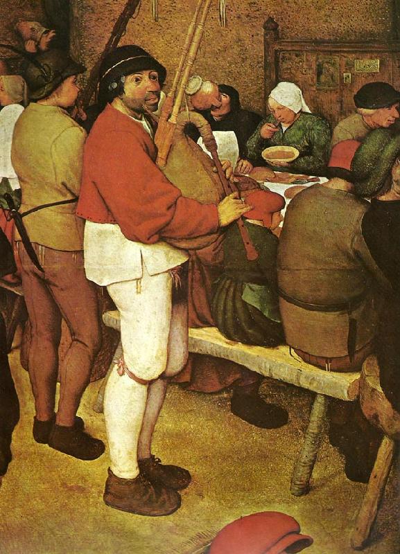 Pieter Bruegel detalj fran bondbrollopet oil painting picture